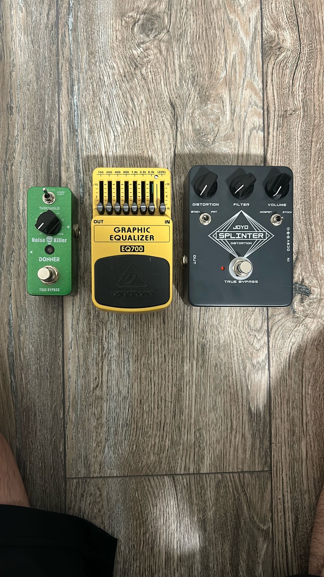 Guitar pedals