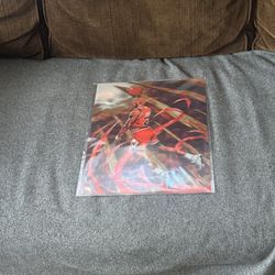 Holographic Micheal Jordan And LeBron James Poster