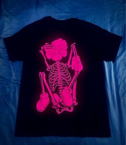 KAWS pink skeleton