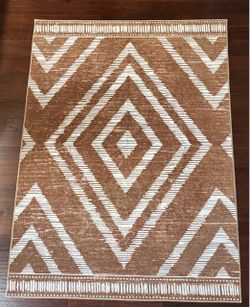 Large BOHO Washable Non Slip Area Rug 5’x7’ Just $35