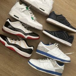 Nike Air Jordan 4 11 Cement True Blue Air Force 2 Sb