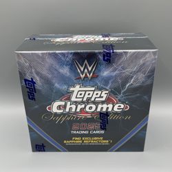 2025 Topps Chrome Sapphire Edition WWE Hobby Box NEW/SEALED (1 Auto Per Box)