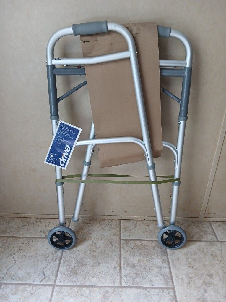 drive 2 Button Folding Walker