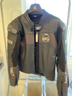 Berik leather racing jacket