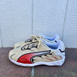 PUMA Inhale OG Summer Melon Red Men's Athletic Sneakers Ivory Red 403855-01