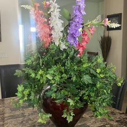 Glass Flower Pot Arrangement 