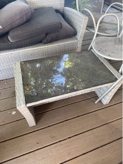 Outdoor patio set
