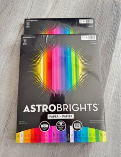 Astrobrights Color Paper, 8.5" × 11", 24 Ib./89 Gsm, Spectrum 25 Color Assortment, 150 Sheets
