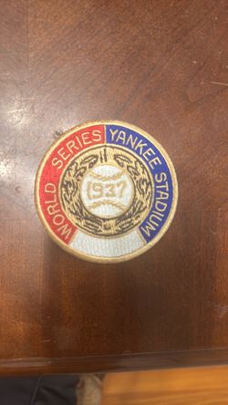 1937 World Series Yankee Stadium Embroidered Patch