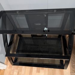 NICE METAL and glass good quality heavy TV stand cabinet