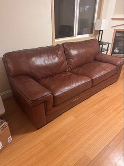 Nice leather couch for sale