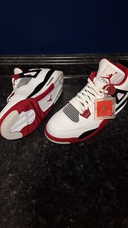 Fire red jordan 4s (2012) ds sz 13