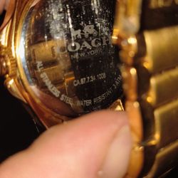 Authentic Coach Watch Slightly Used Needs Battery 