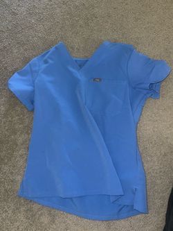 Figs Ceil Blue Catarina Top Size XS
