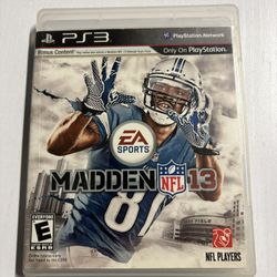 Madden NFL 13 PS3 