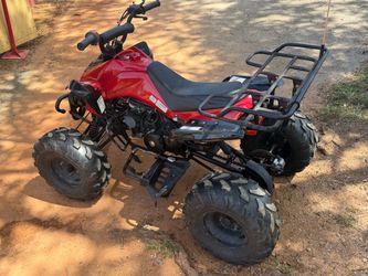 Red Gas-Powered Youth ATV Four Wheeler