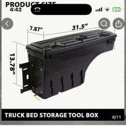 NEW Truck Bed Storage Tool Box – Fits Chevy Silverado / GMC Sierra (Side Mount)