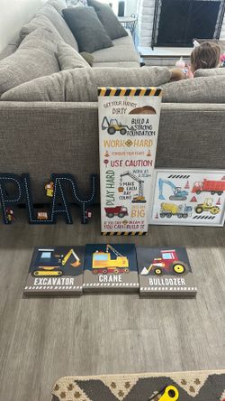 Construction room decor