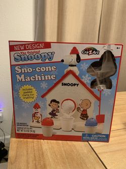 Snoopy sno-cone machine ice shaver. Manuel