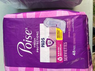 Poise pads 5