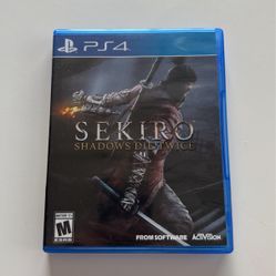 Sekiro Shadows Die Twice PS4