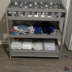 Delta Infant Changing Table - Grey