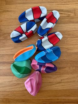 9 Small Rubber Basketballs 6” Diameter