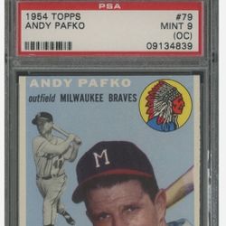 1954 Vintage Baseball Card - HOF Andy Pafko