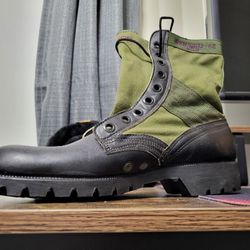 Combat Boots, Hiking Boots (Vietnam Era, Green)