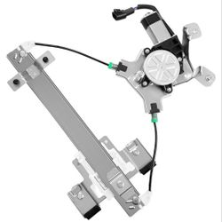 Rear Passenger Side Power Window Regulator with Motor (2 Pins) Fit for 2007-2014 Cadillac Escalade Chevrolet Tahoe Gmc Yukon, 741-391