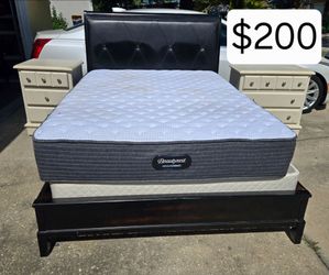 Beautyrest PressureSmart Mattress with Bed Frame