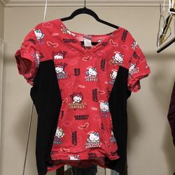 Hello Kitty scrub outfit 