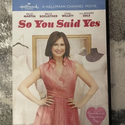 So You Said Yes Hallmark DVD