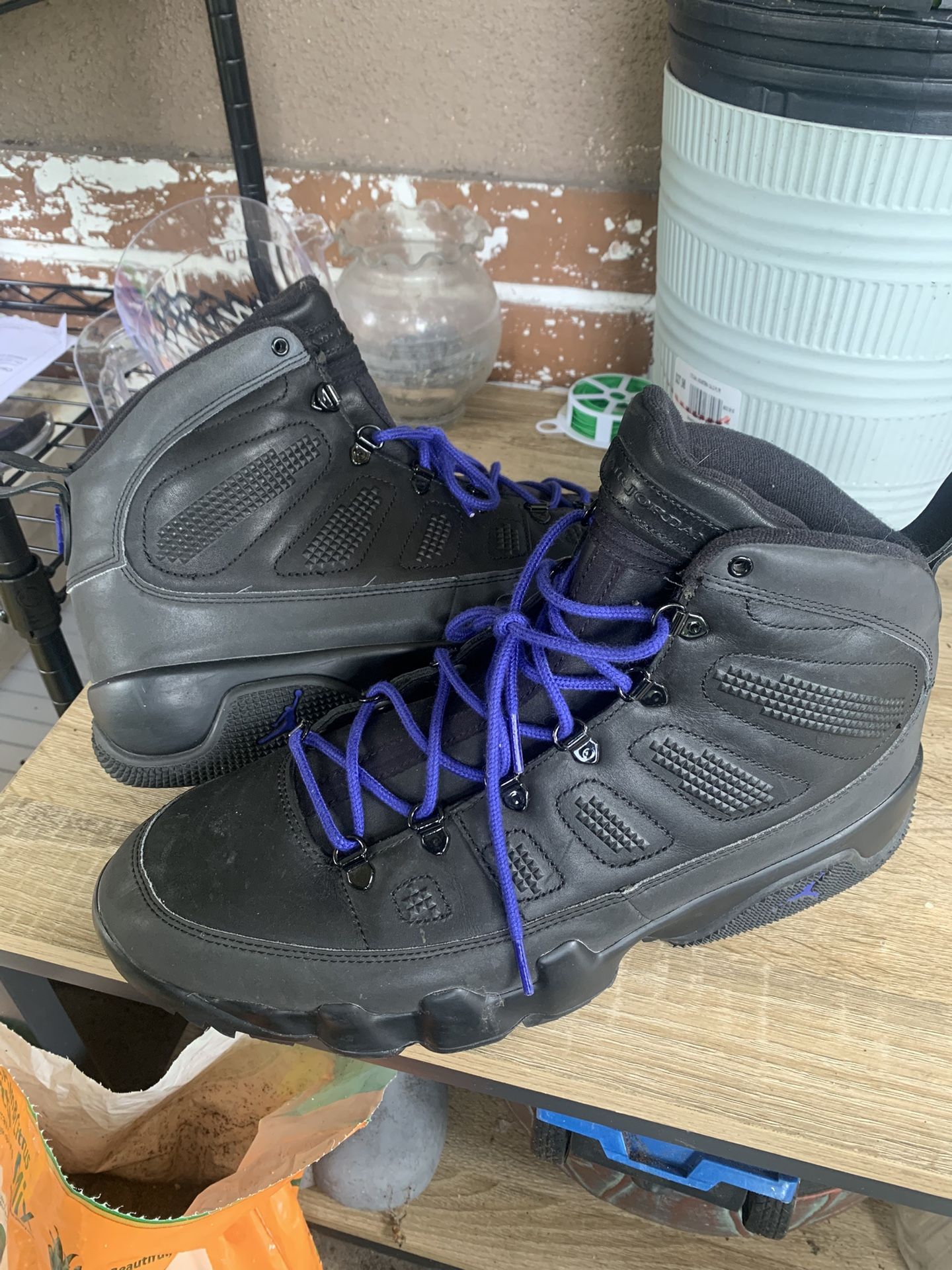 Nike Air Jordan Retro 9 Boot Black Concord