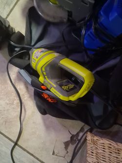Ryobi Skill Saw, Ryobi light, battery, and charger