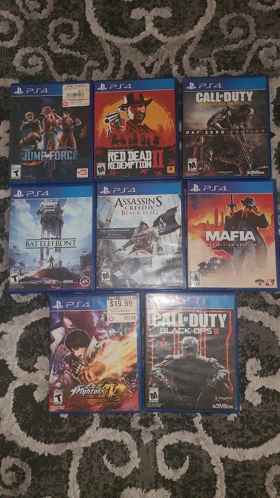 Playstation 3 and 4 games (PS3 and PS4) OBO