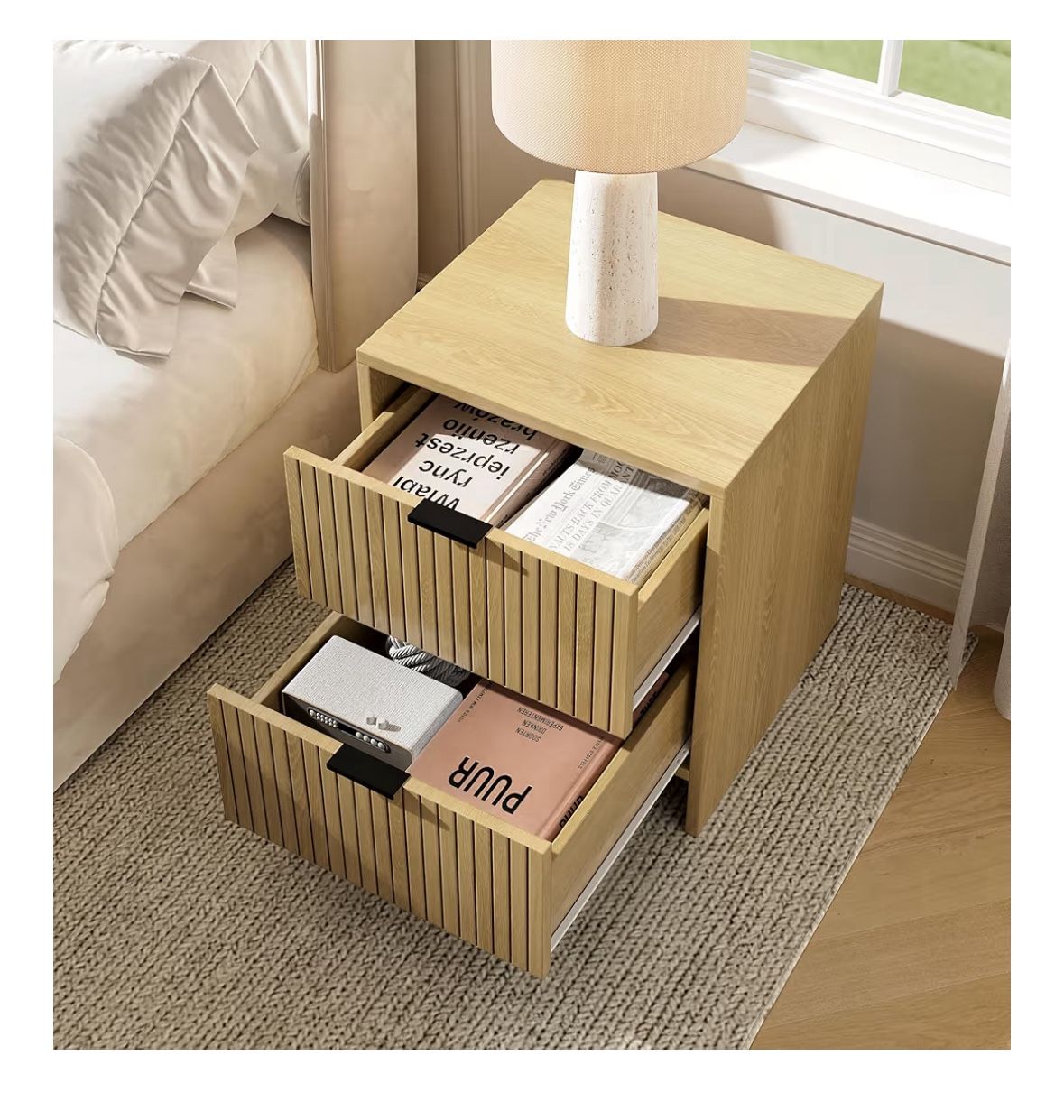 Brand New Nightstand With Drawers