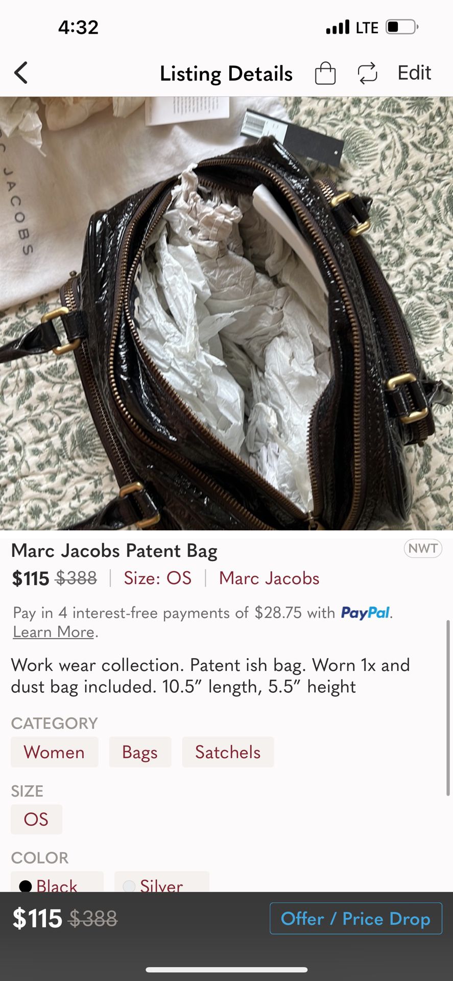 Patent Leather Marc Jacobs 