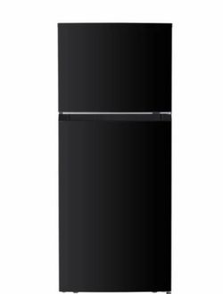 Black Top-Freezer Refrigerator