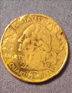 2000 Virginia state quarter error coin