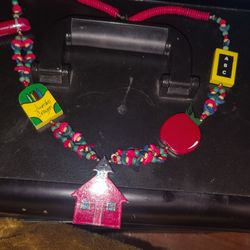 teacher / principals necklace.
