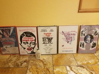 Authentic theater musical cardboard posters