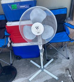 Fans includes box fans and stand up fans $25 each