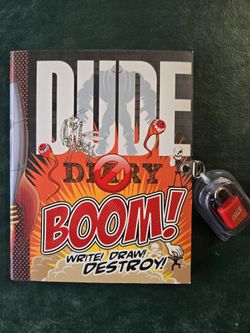 Dude Diary for Boys with Lock and 2 Keys