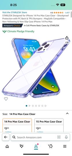 Clear Case iPhone 14 Pro Max