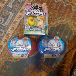 3 Rare Hatchimals As Pictured 