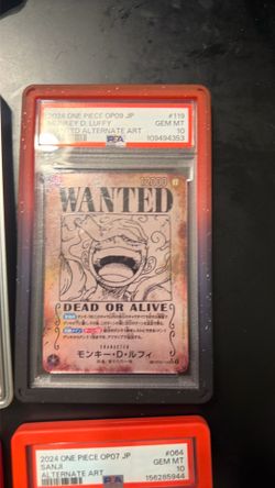 One piece graded cards