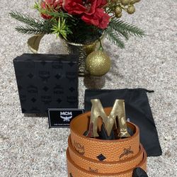 MCM Belt Brown