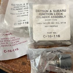 Vintage DATAUN & SUBARU ignition Lock C-16-116