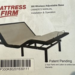 MATTRESS FIRM 300 Wireless Adjustable Base